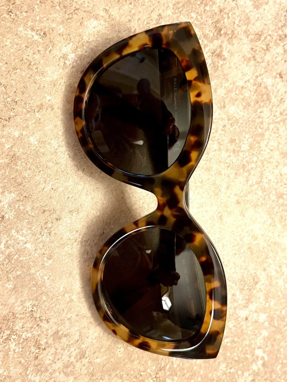 Timeless Balenciaga tortoise sunglasses